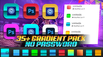 NEW GRADIENT PACK 2022😱 || How To Add Gradients In Pscc / Ps touch Android🔥||