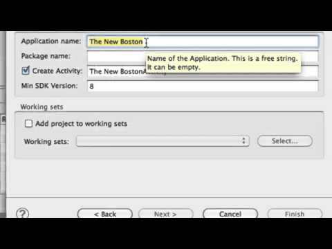 Android Application Development Tutorial   004   Setting up an Android Project