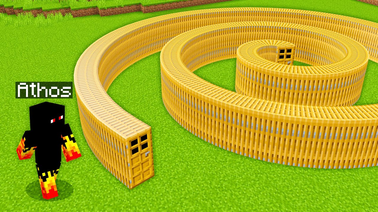 Я создал БЕСКОНЕЧНУЮ ДВЕРЬ, чтобы подшутить над другом в МАЙНКРАФТЕ