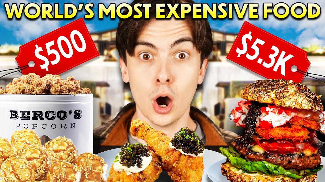 Trying & Rating The World's Most Expensive Foods!