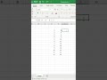Excel shortcuts 3  Fill handle tool #shorts