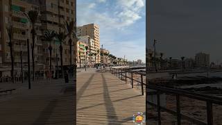 🌅⛅🏙️🌴🌊 Buenos días / Good morning Torrevieja. Paseo marítimo / promenade Juan Aparicio 🇪🇸