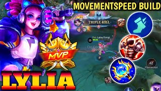 Super Agressive Lylia with Hack Movement Speed Build!! - Lylia Gameplay - Mlbb
