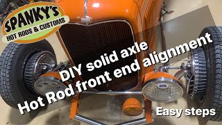 Famous Hot Rod Ford Straight axle front end alignment made easy  DIY Wealth