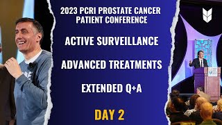 Day 2 #ProstateCancer Active Surveillance, Advanced Treatments, Q&A | PCRI 2023 Conference screenshot 4