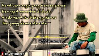 Story WA pekerja keras