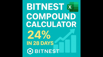 👉 Bitnest – 📊 28-Day Compound Calculator (Excel Simulation)