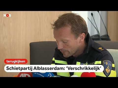 LIVE: Persconferentie over schietpartij Alblasserdam