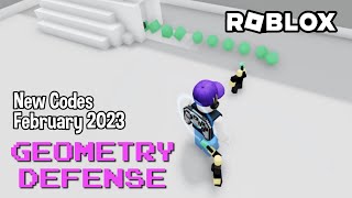 Geometry Defense Codes - Roblox December 2023 