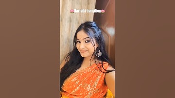 Navratri transition🪷❤️🥹 #shortvideo #shorts #navratrispecial #navratri #transition #trending #makeup