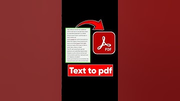 How to convert text to pdf. #shorts #shortvideo #tech #short