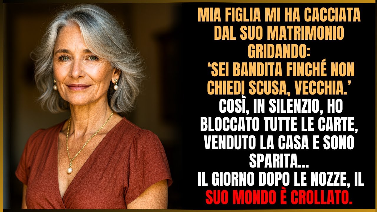 Mia figlia mi ha umiliata e bandita dal matrimonio — vendetti la casa e il suo mondo crollò.