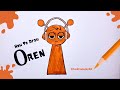 How To Draw Oren Sprunki | INCREDIBOX SPRUNKI