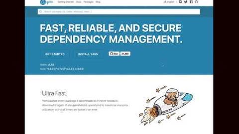 Yarn // Modern JavaScript