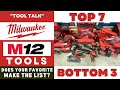 Milwaukee M12 - My Top 7 & Bottom 3 Tools I CAN & CAN’T live without - Is your favorite on the list?