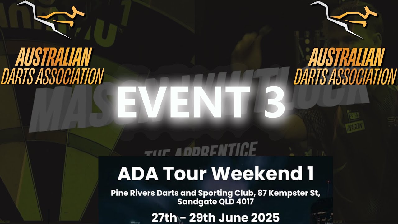 Australian Darts Association Event 3