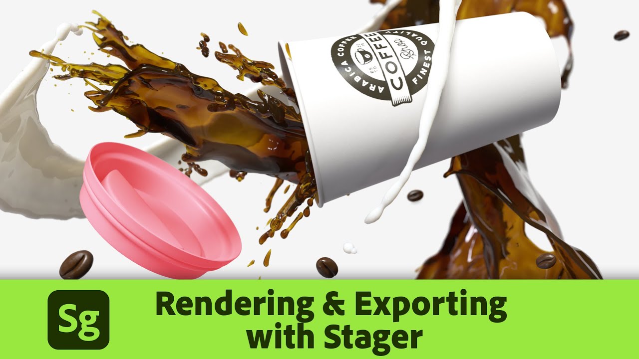 Rendering and Exporting with Substance 3D Stager | Adobe Substance 3D