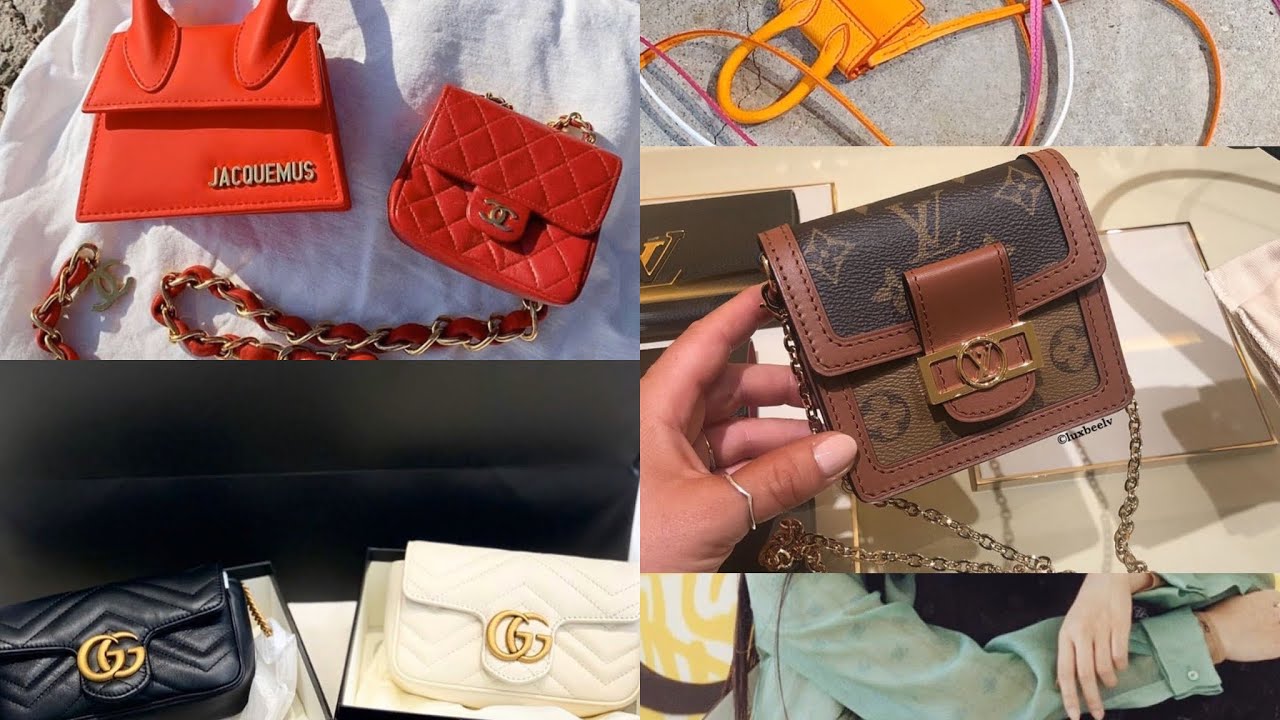 Mini, nano luxury bags ( Gucci,Louis Vuitton,Chanel, FENDI,Jacquemus) - YouTube