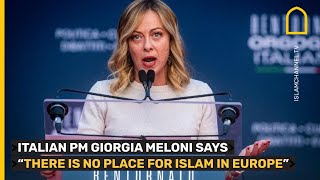 Italian PM Giorgia Meloni says \