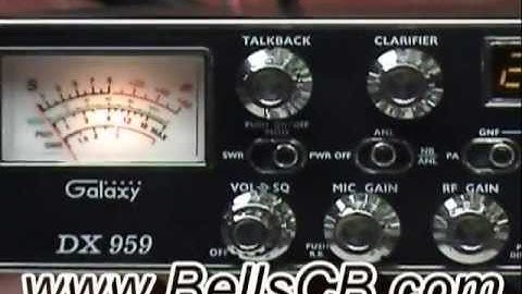 Galaxy DX-959 with RFX-75 Tune-up Report