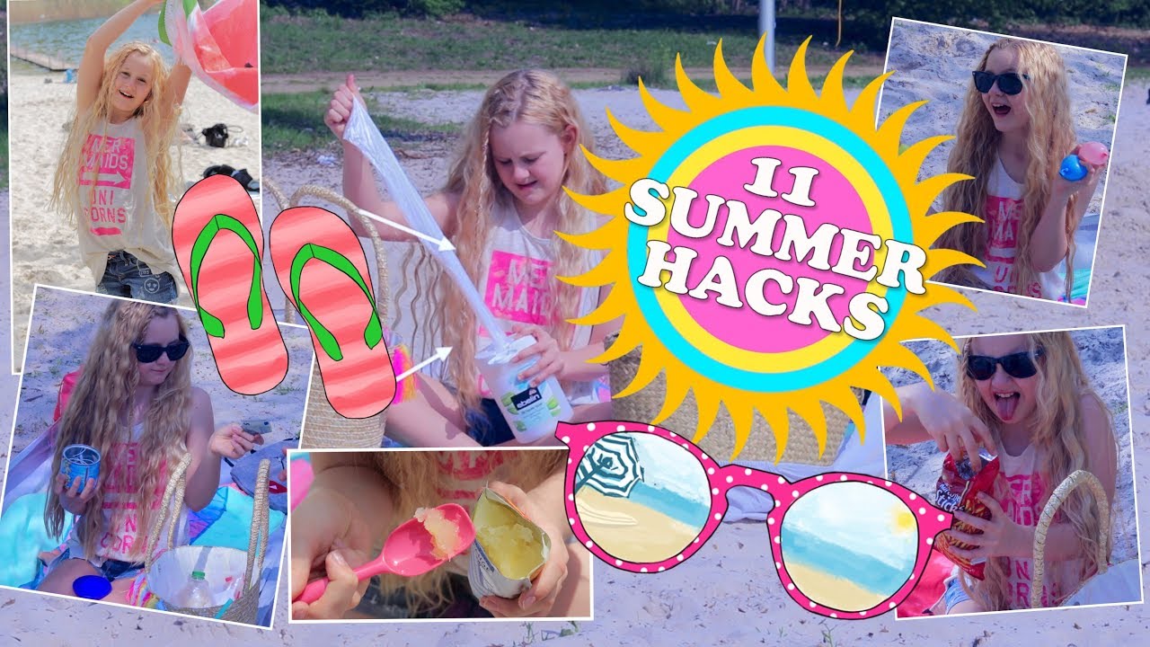 11 DIY SUMMER LIFE HACKS !🌴für Kids ☀️ MaVie Noelle mavie noelle instagram