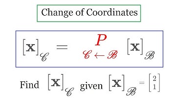 Change of coordinates