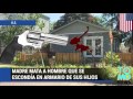 Madre mata a tiros a sujeto que encontró escondido en la habitación de sus hijos