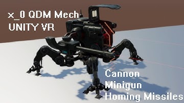 NEW VR MECH | Quadruped Death Machine! (Unity VR)