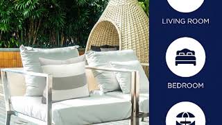 After Summer Sale! 40% OFF ALL Sunbrella Throw Pillows #outdoorlife #outdoorlivingspaces #pillow