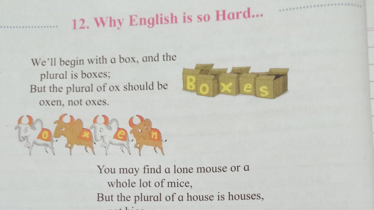 why-english-is-so-hard-chapter-reading-class-4-youtube