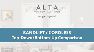 Honeycomb - BandLift/Cordless Top-Down/Bottom-Up Comparison