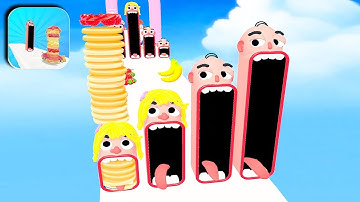 PANCAKE RUN Game All Levels Latest Update Gameplay Level 7-9 | New Android Games