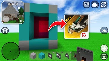 How to Make PORTAL to FREE FIRE MAX in MINI BLOCK CRAFT 3D