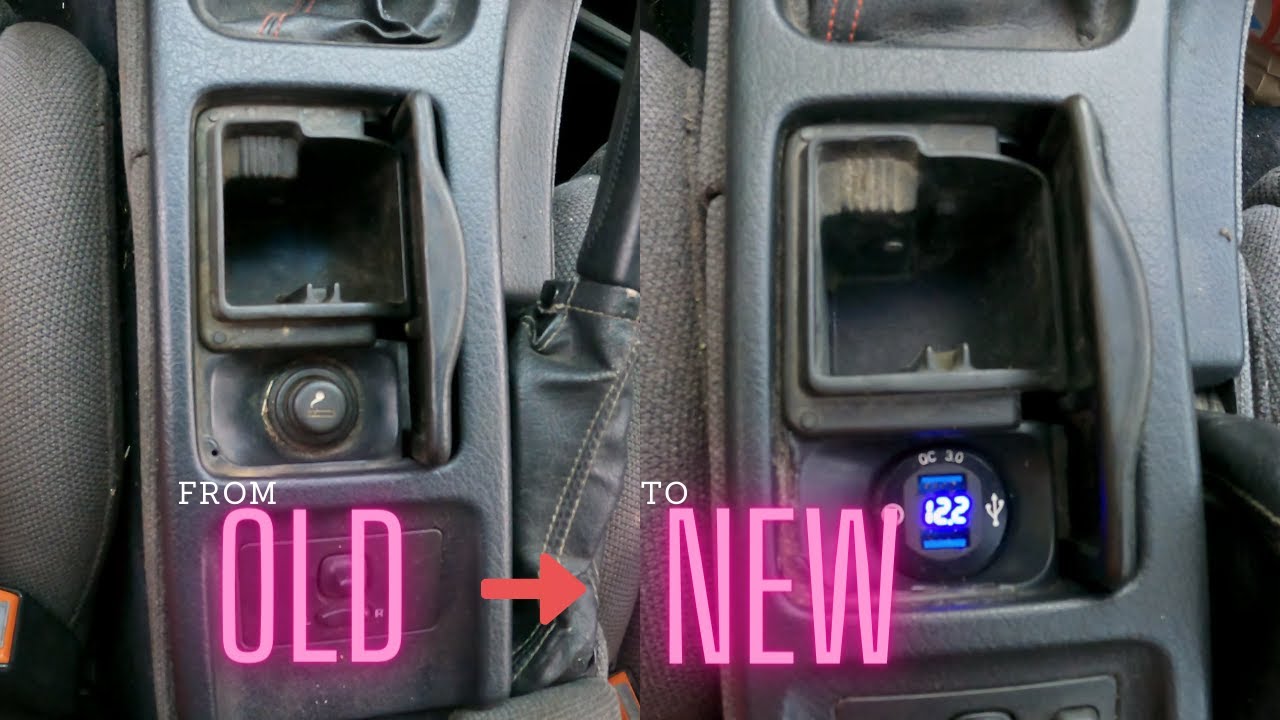 Cigarette lighter Mod/Replacement for a Nissan 300zx