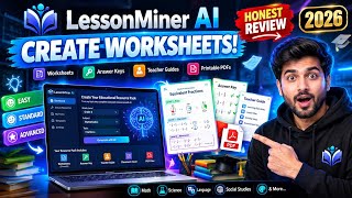 LessonMiner AI Review 2026 🔥 Create Worksheets & Teaching Resources with AI!