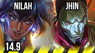 NILAH & Milio vs JHIN & Nautilus (ADC) | Quadra, Legendary, 17/3/3 | BR Master | 14.9