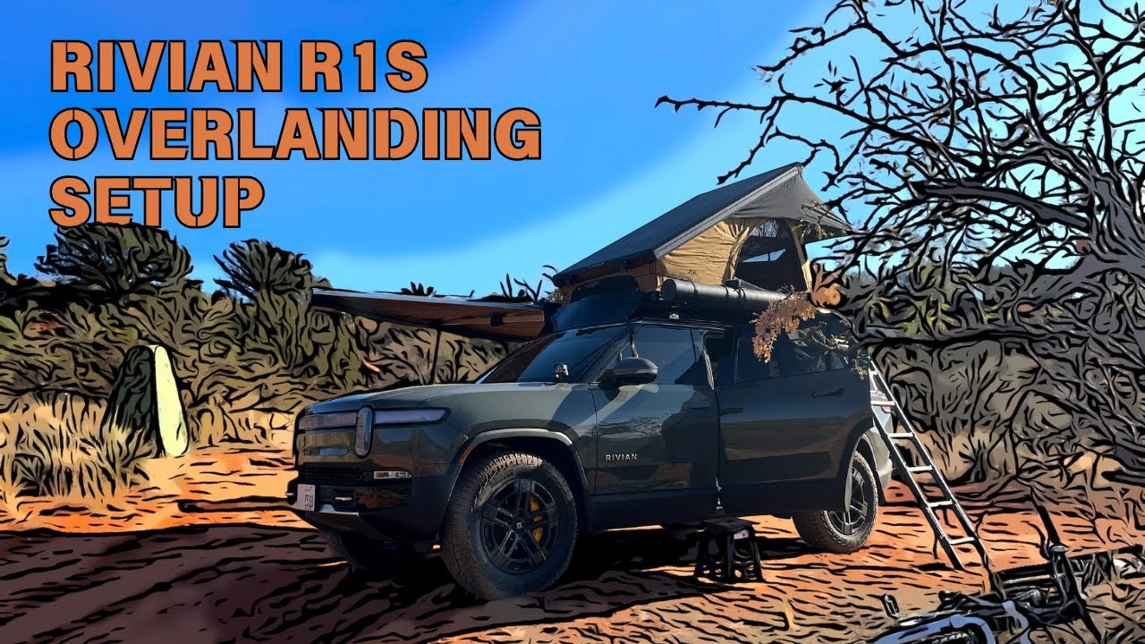 Rivian R1S Overlanding Setup – Camp Gear, Bike Carrying & Awning Features