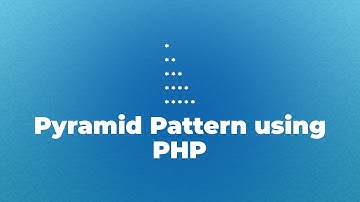 Pyramid Pattern using PHP 1
