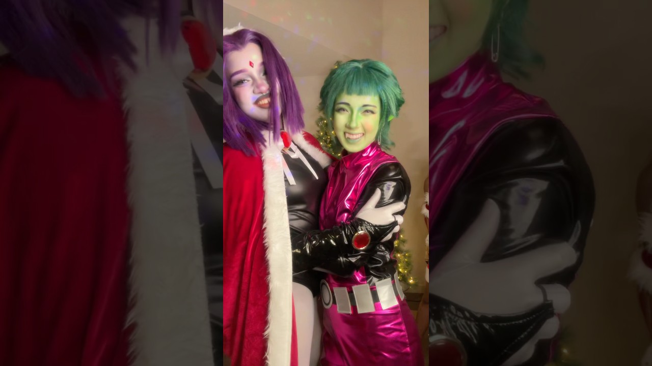 Beast Boy and Raven #cosplay #teentitans