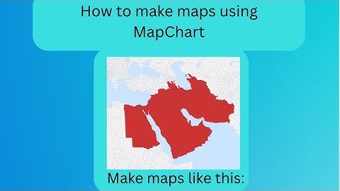 How to make custom maps using MapChart!