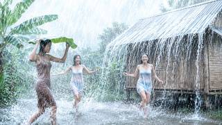 🔴 Extreme Rainstorm in an Indonesian Village 🌧️⚡ Cozy Thunder for Sleep😴 screenshot 4