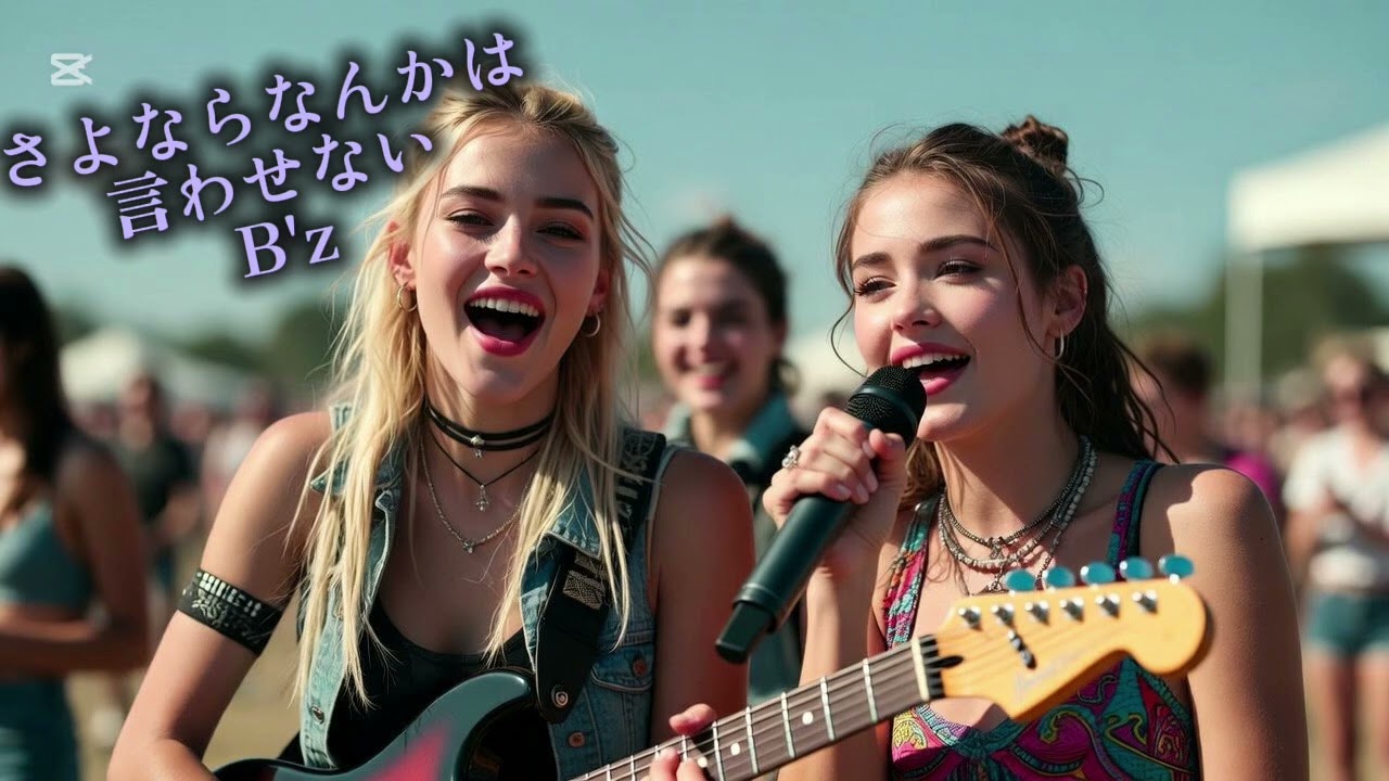 AI女性ロック｜B’z「さよならなんかは言わせない」オマージュ・J-Rock