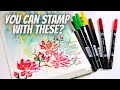 How to get Amazing Results Stamping with Watercolor Markers