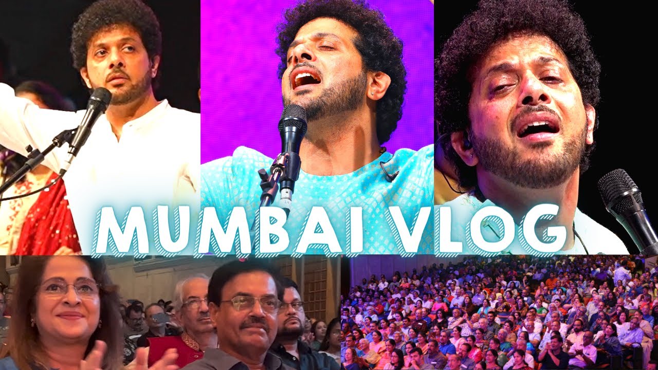 Mumbai Gokul Concert Vlog  Mahesh Kale  BTS  Indian Classical Music     Krishna Temple
