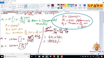 SI and CI || Question 10 ||  Spark Institute ||  Easy Arithmetic ||  Krishna Sir||