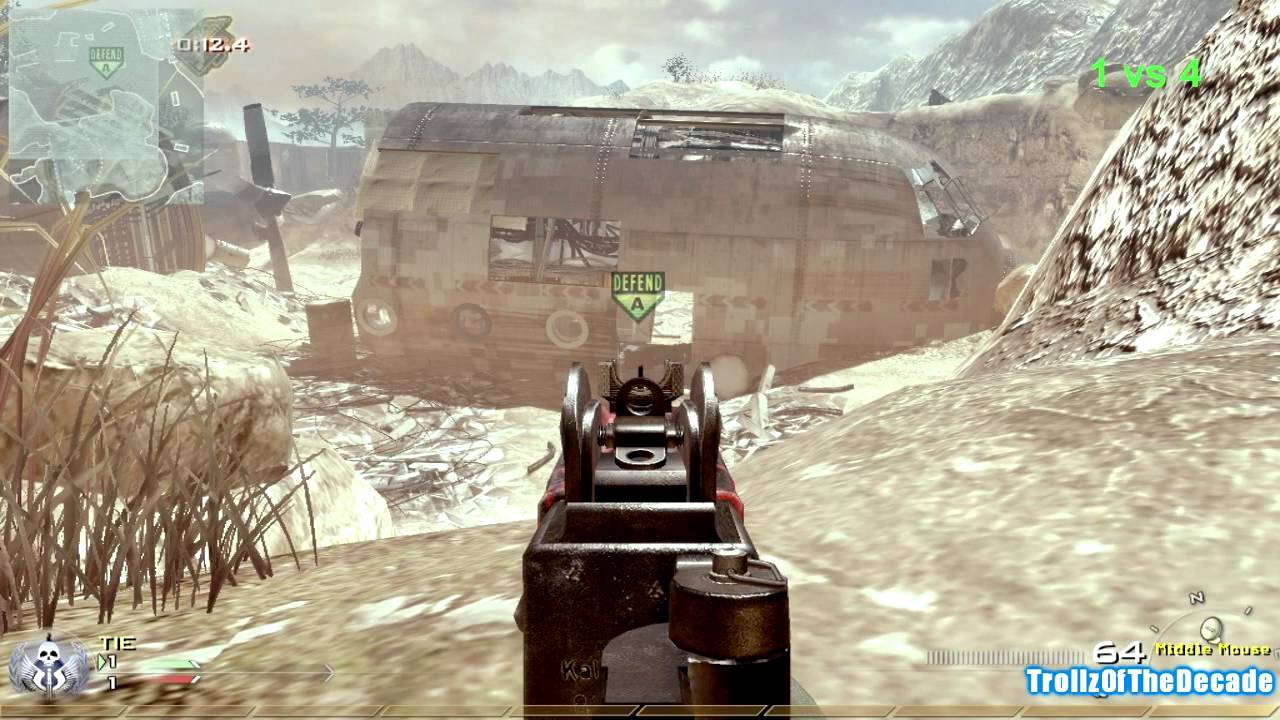 MW2- How To Defend The Bomb Like a PRO + 1 vs 5 clutch