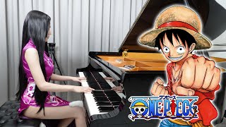 One Piece OP14「Fight Together」Full Version - Ru's Piano Cover - видео