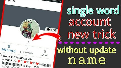 Single Word Account Trick || How to make Single Word Name Account || Easy method by Top trick