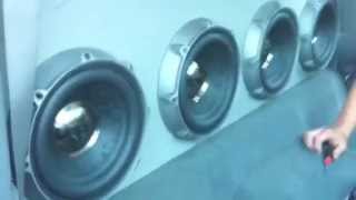 Dodge RAM with 4 JBL POWER 10'S
