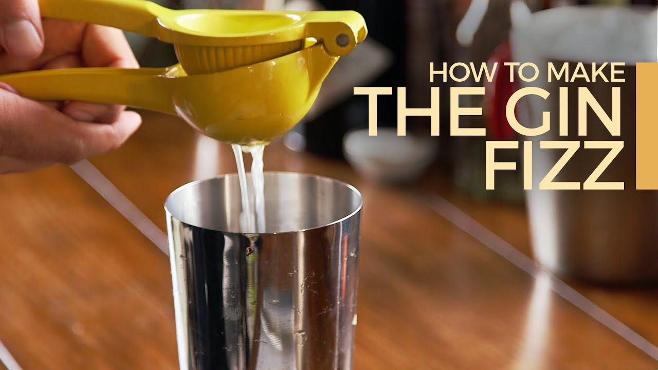How to Make a Gin Fizz | 60 Second Cocktails